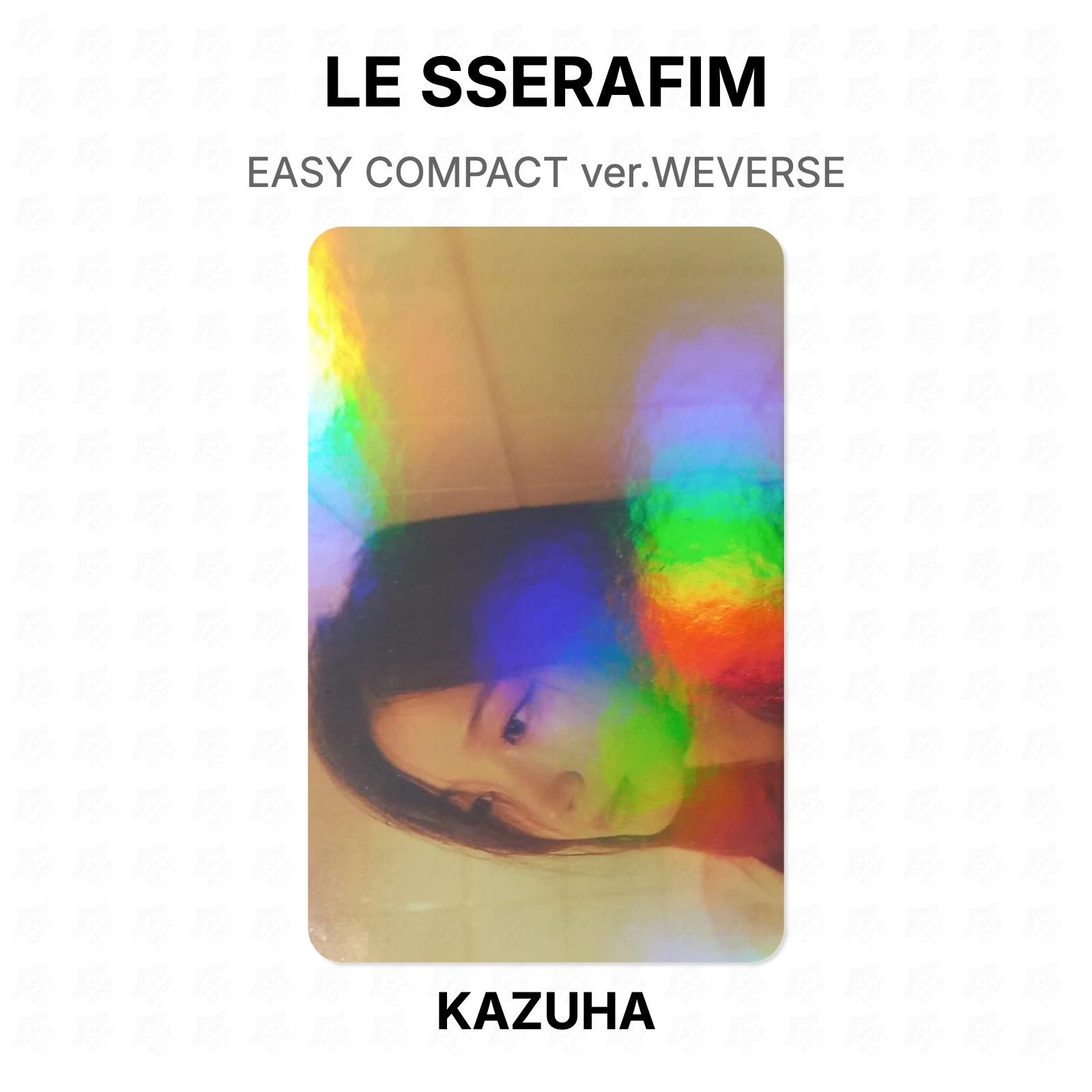 LE SSERAFIM EASY COMPACT версия. Официальная фотокарточка WEVERSE KAZUHA 02