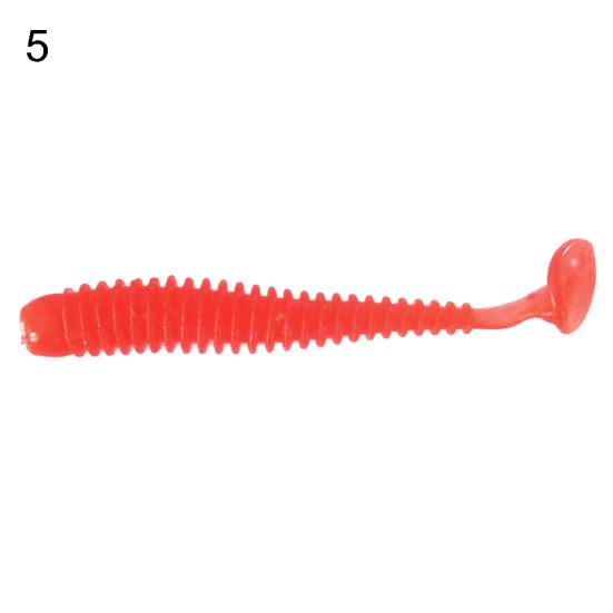 MUQZI Sports Accessory 10Pcs/Set Mini Fishing Artificial Soft Vivid Lure Wobbler Worm Swim Bait