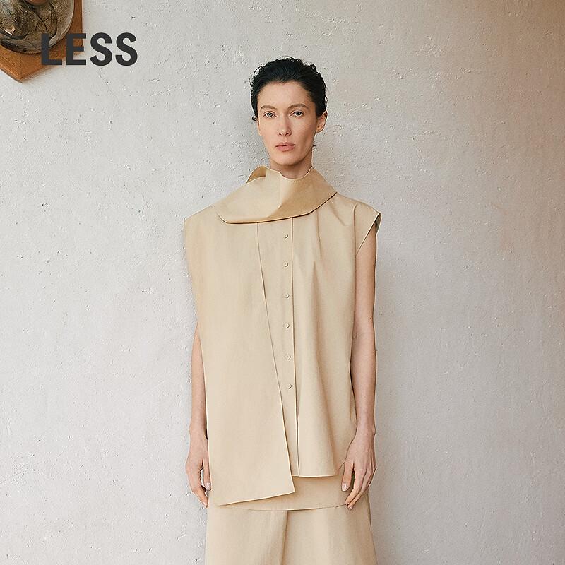 LESS 2026 Summer Cotton Loose Sleeveless Shirt M