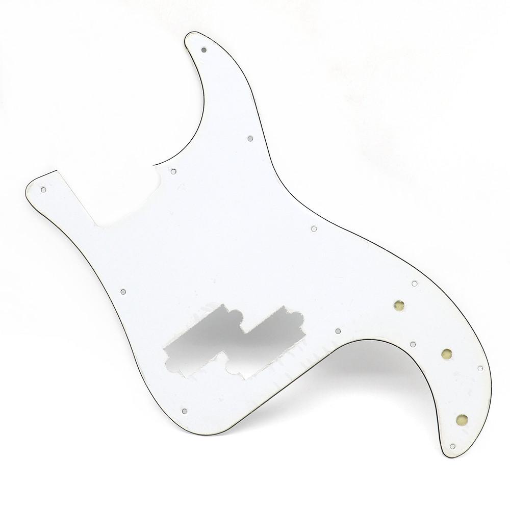 1 Stück Gitarre 3-lagiges Schlagbrett PVC Elektrische Gitarre Schlagbrett Kratzschutz für Precision Bass Pb Bass Gitarrenteil 13 Löcher