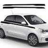 Para Renault Twingo 3-5 Puertas Rayas Deportivas de Carrera Líneas de Cintura del Coche Pegatina Impermeable Autoadhesiva Accesorios de Decoración para la Carrocería del Automóvil