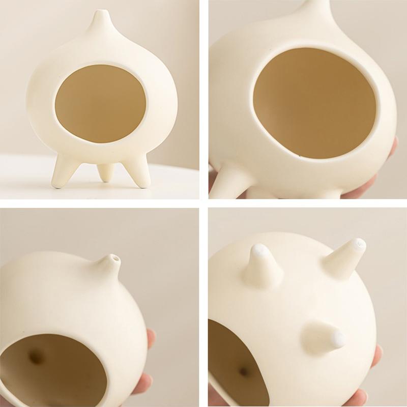 Moderner Keramik-Räuchergefäß für Palo Santo, Weißen Salbei, Kegelräucherwerk, Heimdekor-Ornament