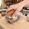 Garlic Presser Manual Garlic Press Rocker Mincer with Peeler Stainless Steel Garlic Chopper for Quick Clean Crushing Easy to Use Kitchen Tool for