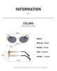 4PCS Oval Shaped Personality Metal Small Round Fashion Glasses Beach Accessories For Women Glasses Shades