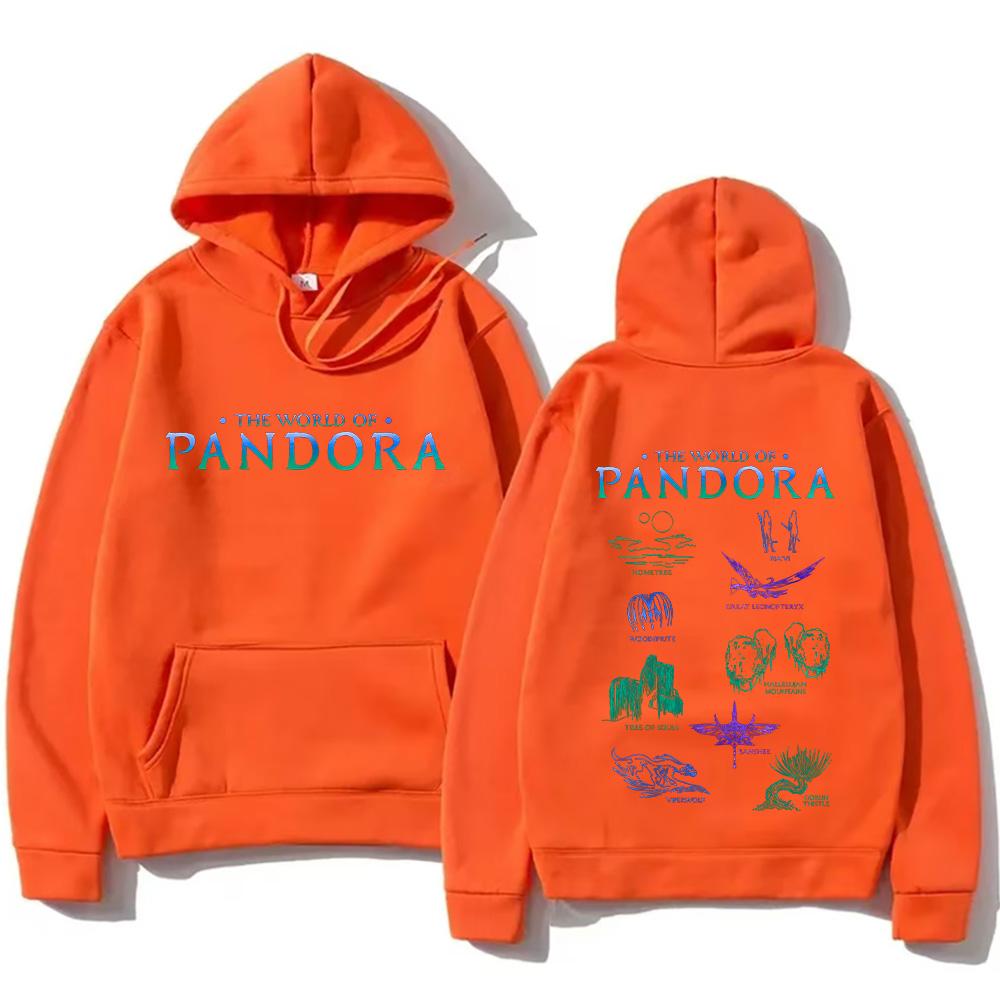 

Худі Pandora Avatar Светри Avatar The World of Pandora Подарунки Avatar для жінок чоловіків Толстовки Harajuku Естетичний одяг XL помаранчевий