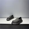 New Cloth Wide Head Zipper Breathable Casual Shoes Low Top Lazy Music Ysd