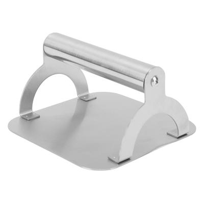 Meat Press Stainless Steel Round Grill Squid Flattener for Household Cooking and Commercial