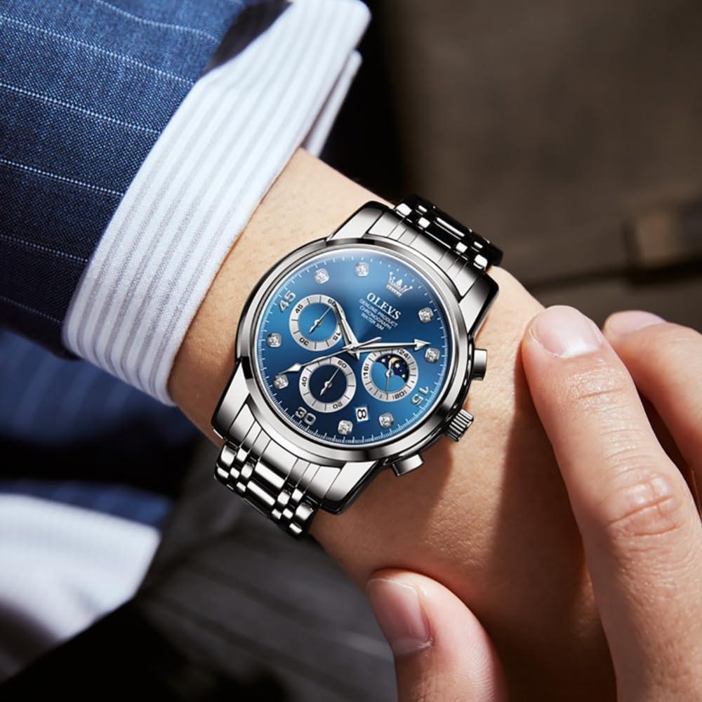 Iqiyi Men S Watch Waterproof Analog Quartz Blue 2889g Bl