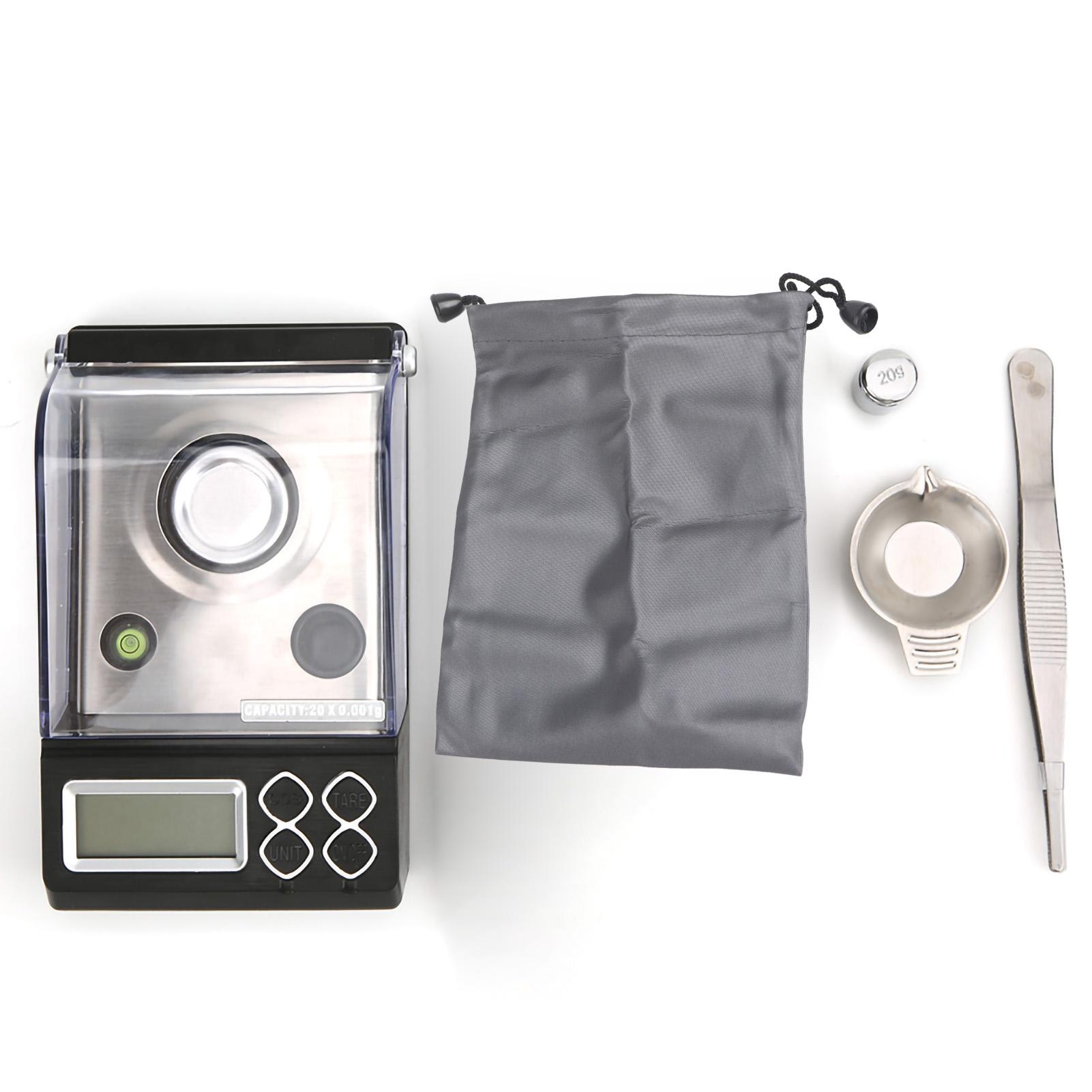 Electronic Scale LCD Scale Food Weight Professional High Precision Digital Milligram Weight Mini Electronic Powder Jewelry Scale