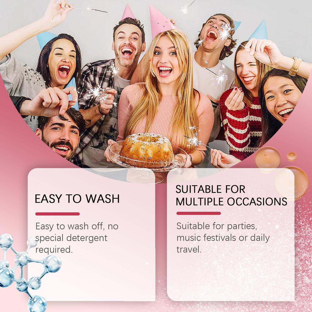 Jaysuing Pink Glittering Shimmer Gel Versatile For Face And Body Highlighter Eyeshadow