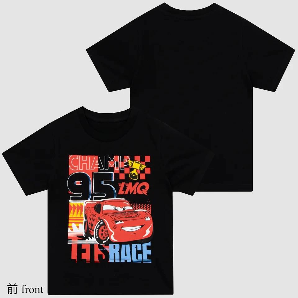 Smile Cars McQueen Unisex T-shirt Gift for Couple Cotton Tops Tees Short Sleeve Clothing Streetwear Oversized Unisex