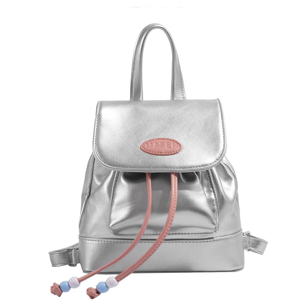 Niche Design 2025 New Vintage Cute Denim Girl Backpack, Ins-style Student Outdoor Travel Small Backpack