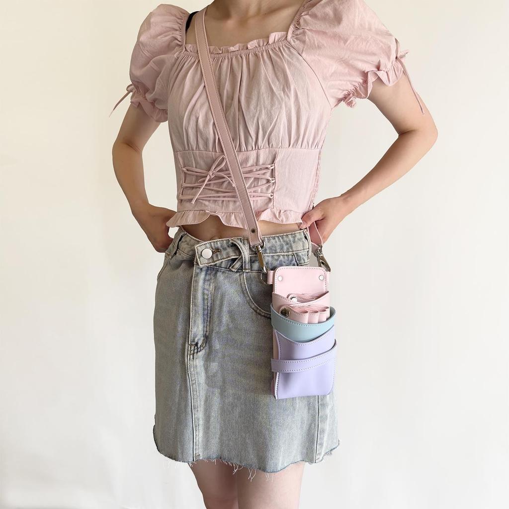 DEEDS a Japanese manufacturer of scissor specializes in Siena Pink holds Ideal for and Products, cases, No. 415, Mix, 4-6 scissors. hairdressers,