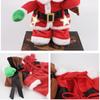 Christmas Costume For Cat Cosplay Outfit With Hat Santa Costume Clothes For Holiday Party Cosplay Masquerade Theater Performance