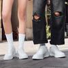 Men Skateboard Shoes Women White Sport Shoes Couple Black Wide Palm Basketball Shoes Large Size Sneakers
