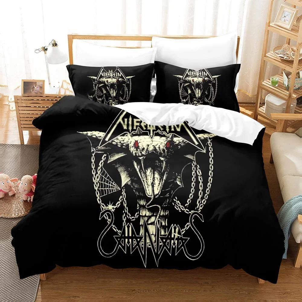 3D Tlačená Posteľná súprava Dark Satan do spálne Prikrývka na posteľ Jednolôžková a Dvojlôžková King Size Prikrývka Domáci textil 2/3ks
