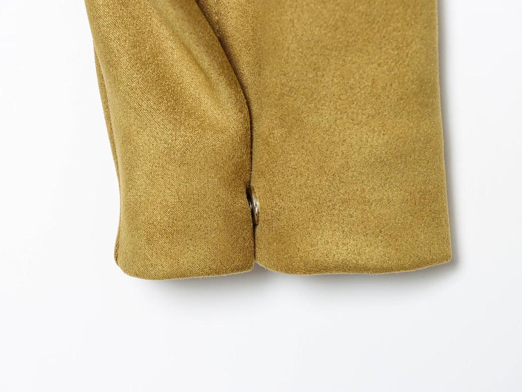 French Retro Suede Bomber Jacket - Women's Fashion Trend