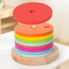 Giocattolo Impilabile Arcobaleno - Dischi Colorati Da Impilare Adatto Ai Bambini Per Sviluppare Le Abilità Motorie Fini E Il Riconoscimento Dei Colori