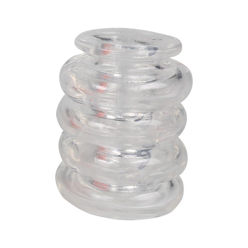 New Male Cock Ring Stretcher Scrotum Penis Ring Delay Ejaculation Reusable Cockring Lock Ring Sex Toys for Men Adults Shop