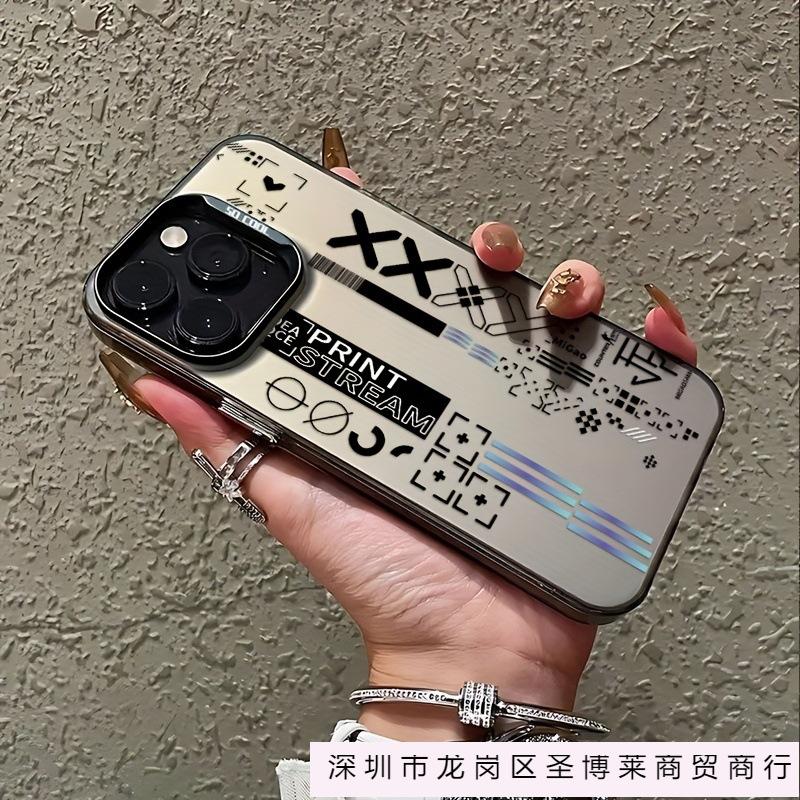 CSGO Printing Set Is Suitable for Apple 16plus Mobile Phone Case iPhone16/15 Colored Silver 13 Popular 14pro Anti-drop.