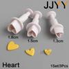 3Pcs Silicone Mould Set for Baking DIY Cake Candy Pasta Heart Oval Rhombus Shape Kitchen Baking Tools Cake Decorating Supplies