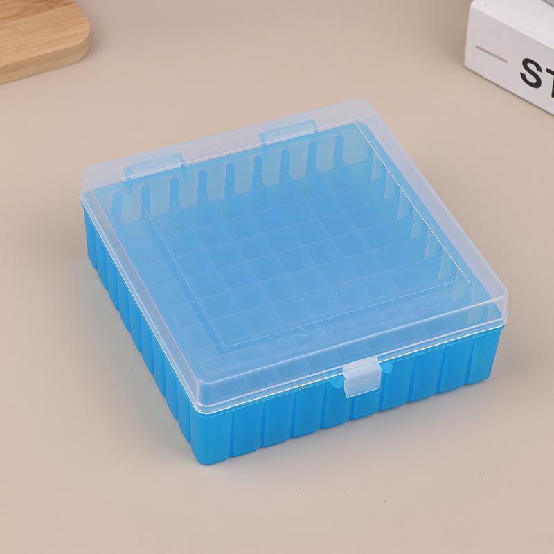 Πλαστική Εργαστηριακή Θήκη Σωλήνων 100 Οπών Ράφι Χρήση Για Σωλήνα Κρυοσυντήρησης 2ml 1.5ml 1.8ml Με Καπάκι Σύνδεσης