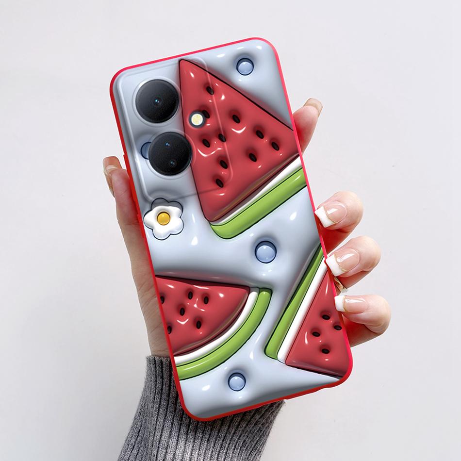 For Vivo V29 Lite 5G Case VIVOY78 Y 78 6.78'' Soft Cartoon Bear Frog Silicone Back Covers For Vivo Y78+ V29 Lite 5G Phone Cases