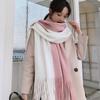 Korean Style Long Wool Tassel Scarf Thickened Winter Neckerchief Women Cashmere Scarf  Autumn