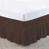 Twin/Full/Queen/King Size Bed Skirt Dust Ruffle Fit Bedspread Double Bed Skirt Adjustable Elastic Belt 40cm Height Jupe De Lit