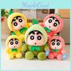 Crayon Shinchan Fruit Plush Toy Pineapple Strawberry Avocado Soft Stuffed Doll For Kids