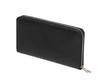 Paul Smith Leather Luxe Shine Men's Cowhide Leather Zip-Around Long Wallet, Black