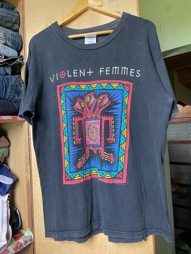 Violent Femmes Band 90er Jahre Schwarz Unisex Grafik T-Shirt Klassischer Stil S-5XL Unisex T-Shirt
