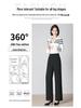 High-Waisted Straight Leg Pants for Middle-Aged Women - Autumn/Winter Casual Wear