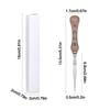 Metal Vintage Sewing Awl Needlework Accessories Hand Stitch Leather Sewing Awl DIY Craft Leather Punch Hole Awl for Embroidery