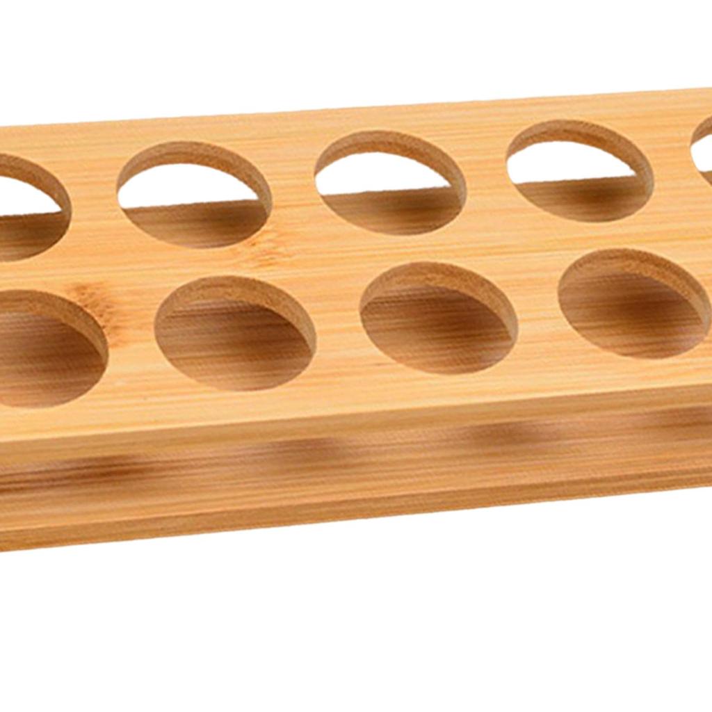 Wood Shot Glass Holder Glasses Rack Serving Holder Cup Rack Base Mug Organizer for Kitchen Restaurant Party Events Nightclub
