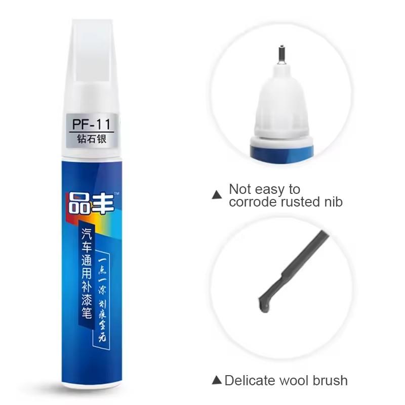 MOBIDEA Car Clear Scratch Remover Touch Up Pen Automotive Paint Repair Brush Pen Universal for New Car Scratch Fix