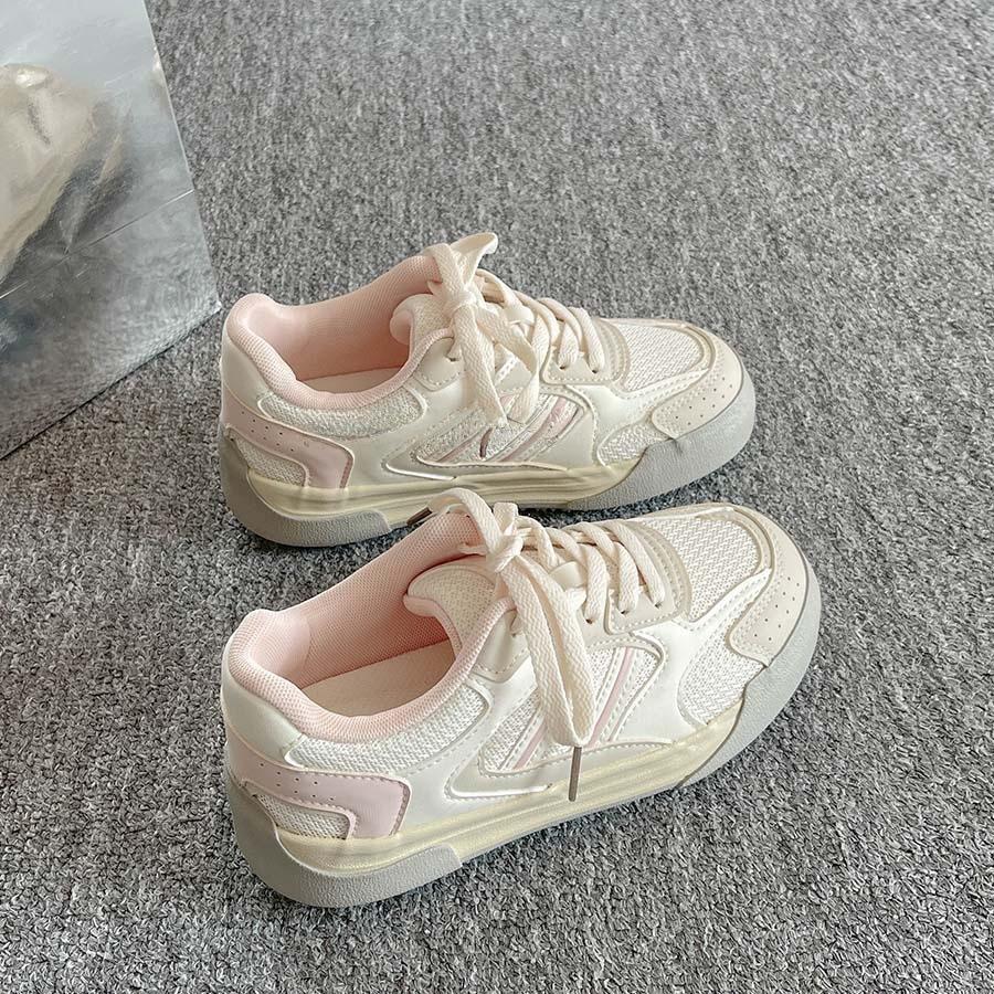 

Кеды женские сетчатые дышащие повседневные женские новые весенне-летние универсальные на платформе белые 40