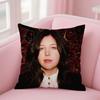 Pop Singer Lucy Dacus Pillow Case Square Double-Sided Printing Short Plush Sofa Cushion Cover Bedroom Bedside Pillow