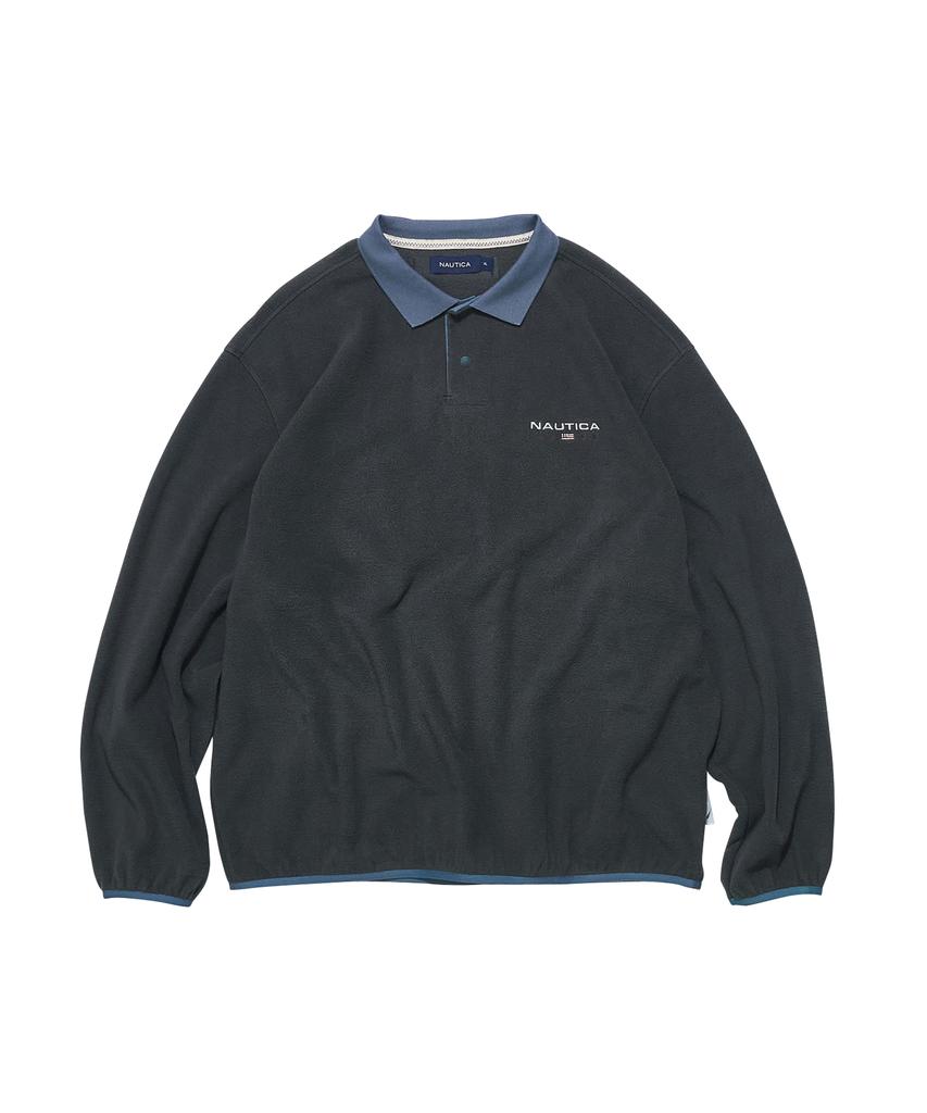 NAUTICA 83 Flag Polar Collar Sweatshirt Nfl2095