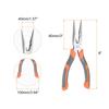 uxcell Lineman Needle Nose Diagonal Cutter Pliers Wire Set 8" Pliers, 8" Pliers, 6" (with Stripper/Crimper/Cutter Function) 3-Piece