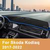 For Skoda Kodiaq 2017 2018     LHD RHD Car Dashboard Cover Mat Auto Dash Board Sun Shade Pad Carpets Accessories