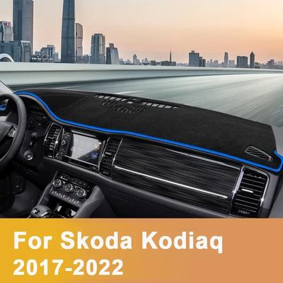 For Skoda Kodiaq 2017 2018     LHD RHD Car Dashboard Cover Mat Auto Dash Board Sun Shade Pad Carpets Accessories