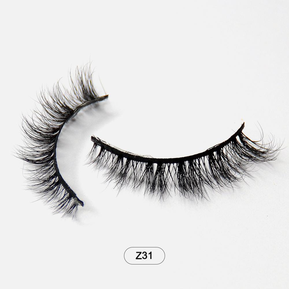 Dropshiping Makeup Mink Lashes Fluffy Soft Full Fake Eyelashes Natural False Eyelashes Wispy Lash Extension