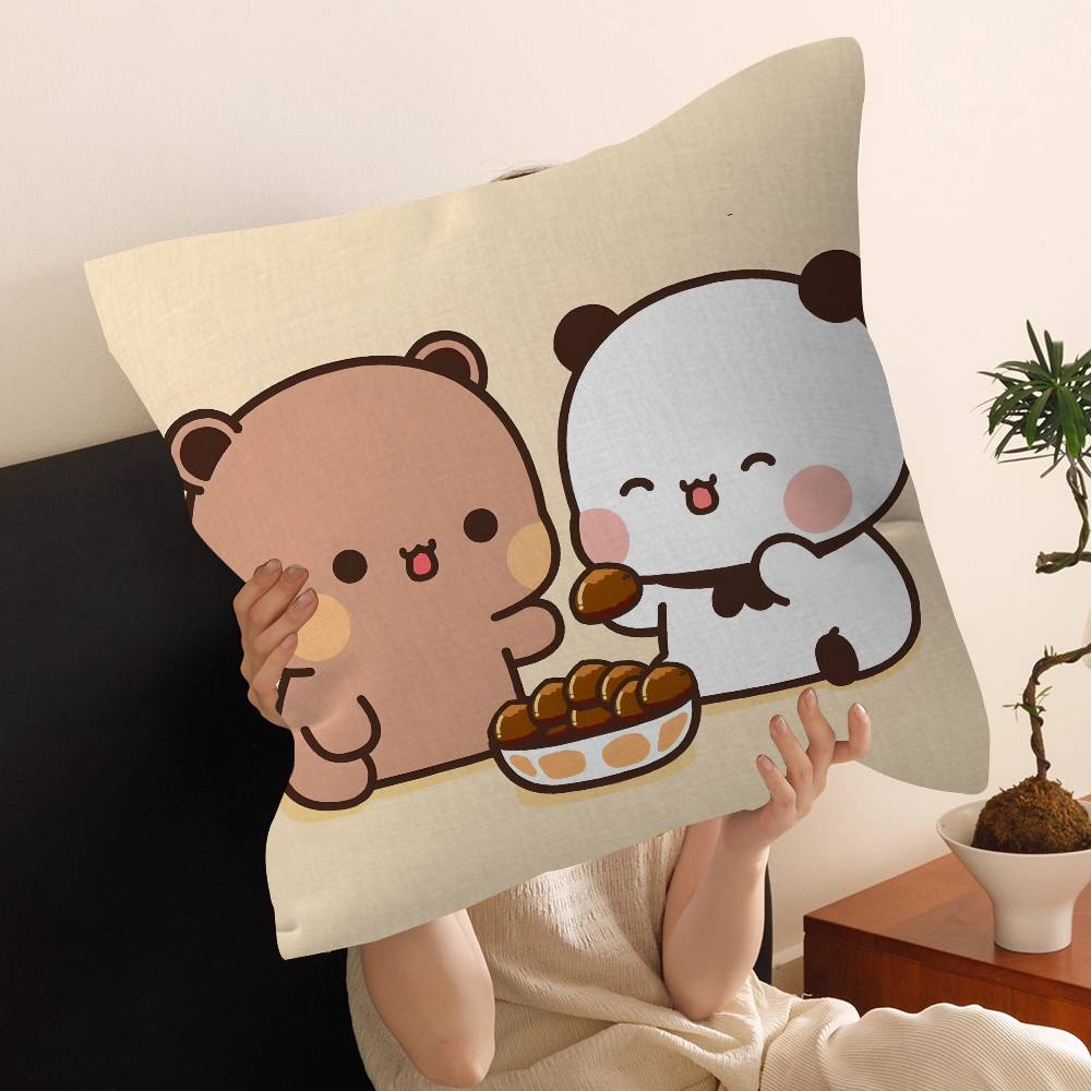 Character Bubu and Dudu Decorative Room Aesthetics Pillow Case Home Decor Bedroom Sofa Bed Couch Pillow Cover X