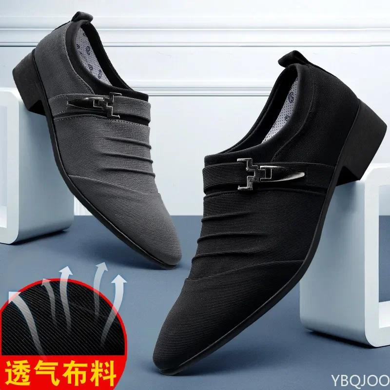 Herrenschuhe Frühling Neue Mode Allround-Canvas-Schuhe Herren Übergröße Atmungsaktives Schuhwerk Lässiger Business-Schuh zapatos hombre