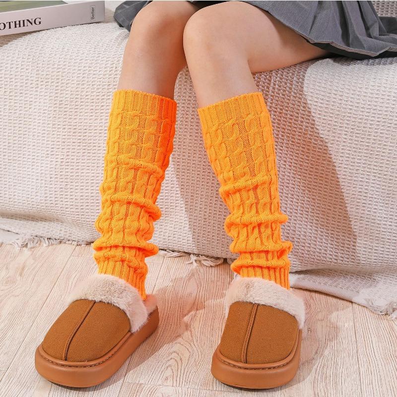 Autumn and Winter JK Knitted Foot Covers Warm Shoe Covers Women's Stockings