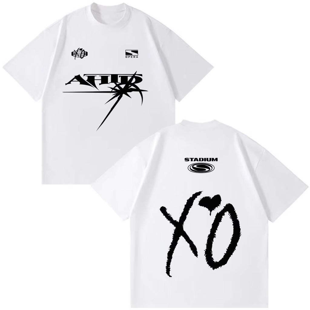 Sommer Heißer Verkauf The Weeknd After Hour Til Dawn Welttournee 2026 Print T-Shirt Herren Damen Hip-Hop T-Shirt Atmungsaktiv Streetwear Kurzarm Lässige T-Shirts