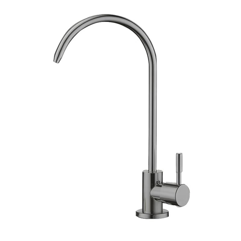 HOMK Lead-Free 304 Stainless Steel Kitchen Water Faucet 30-Year Warranty Replacement