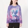 Cartoon Cute Long Sleeved Soft Comfortable Fashionable Top Girls Children
