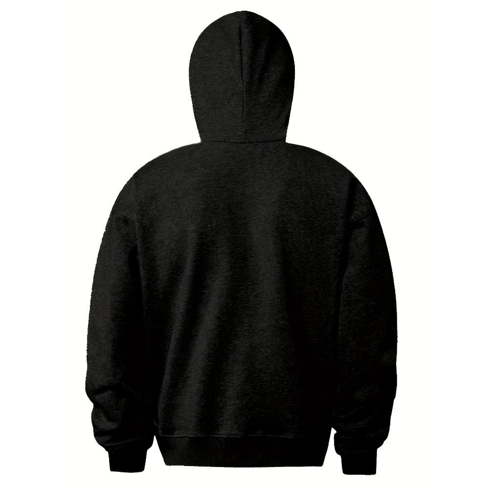 Unisex Fashion Trendy Double Hood Zip-Up Hoodie with Fleece | Sports Style, Hooded Collar, Slight Stretch Fabric, Fall/Winter Season